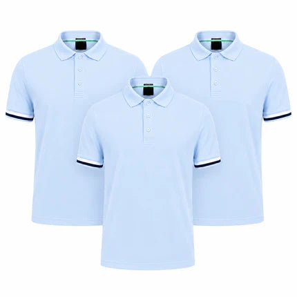 The Premium Polo Set — Pack of 3