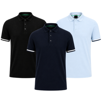 3-Pack Classic Polo Shirts