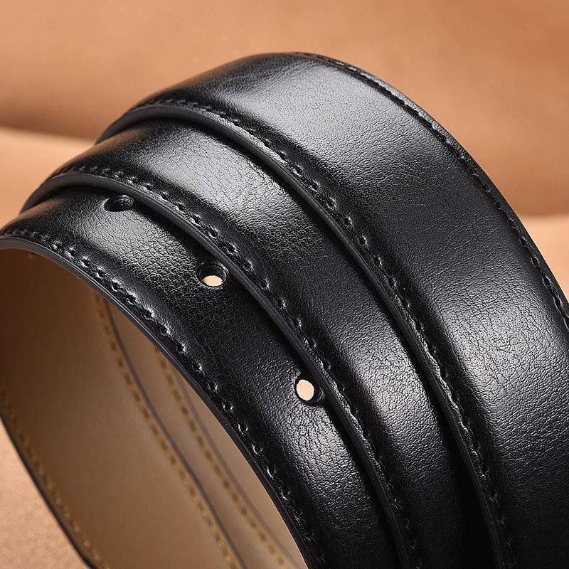 Durable Leather Suit Belt For Men, Jonathan Model – photo 12