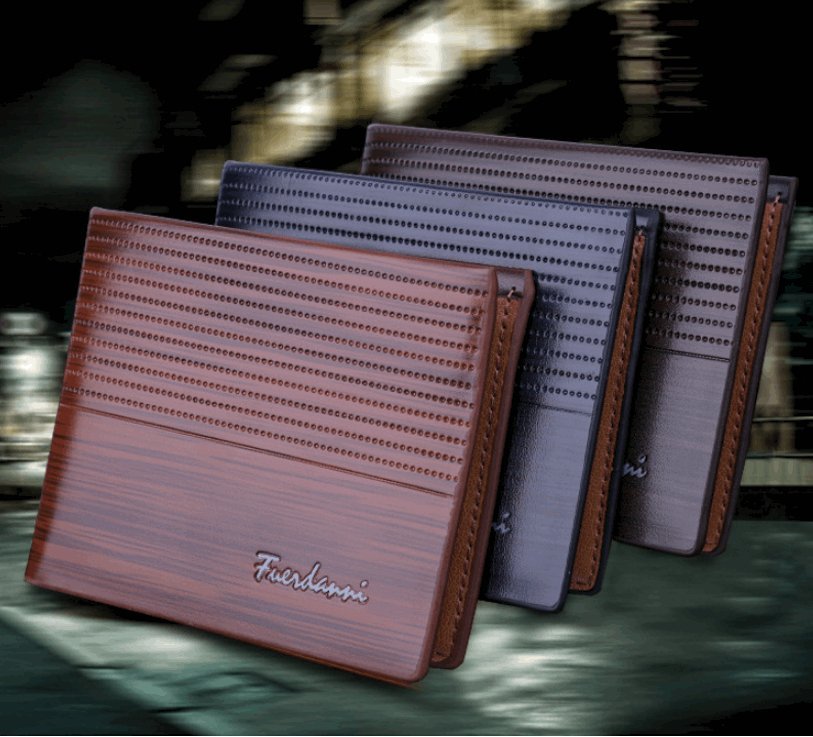 Men's Embossed Multi - Card Wallet - Sanvelier