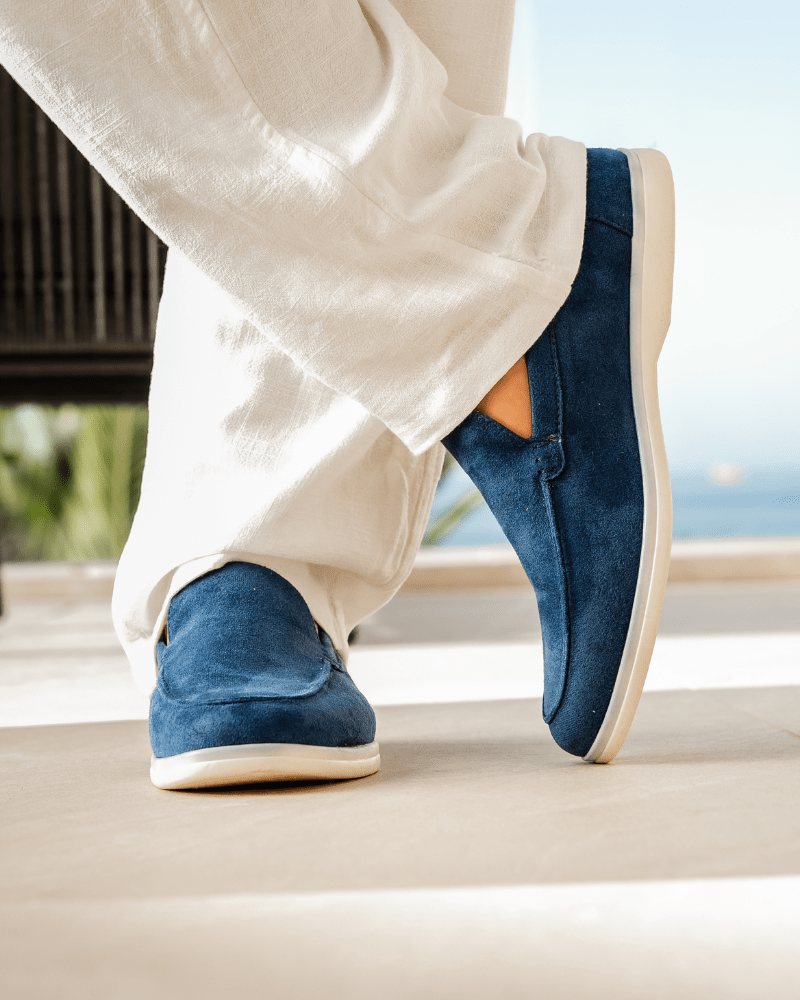Old Money Suede Loafers - Sanvelier